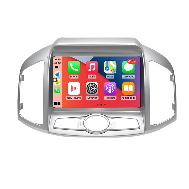 Navigatie Chevrolet Captiva din 2012-2017, NAVIGPS, 4GB RAM si 64GB ROM, Display QLED 9 inch, Wireless Carplay si Android Auto, Procesor Octacore, Slot sim 4G, Sunet DSP, Camera Marsarier, Bluetooth, USB, Wi Fi, Radio