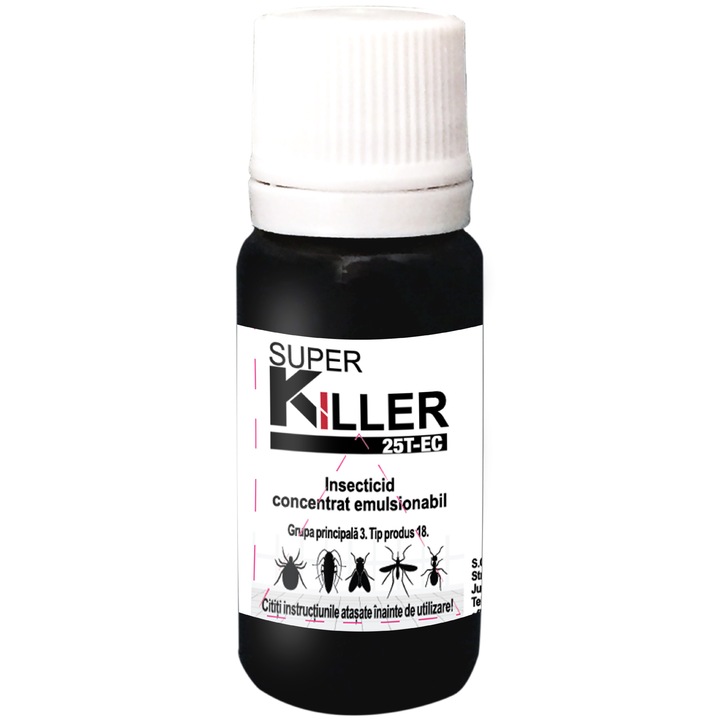 Insecticid Concentrat SUPER KILLER 25T-EC 10ml