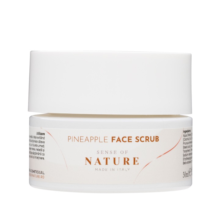 Scrub de Fata cu Ananas, Sense of Nature, 50ml