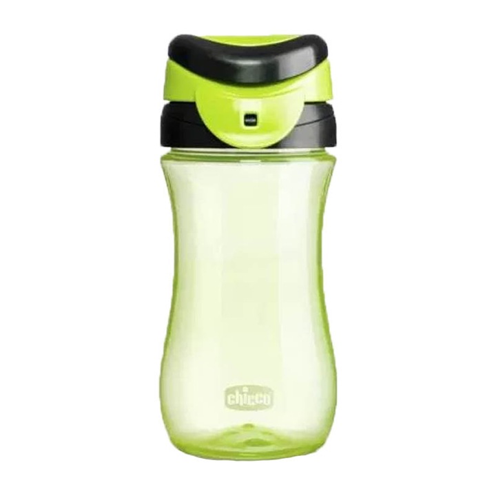 Cana cu gura tare Chicco Kids Cup 350 ml 144792, Verde 2 ani
