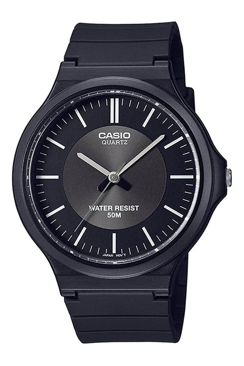 Casio, Часовник с каишка от смола, Черен