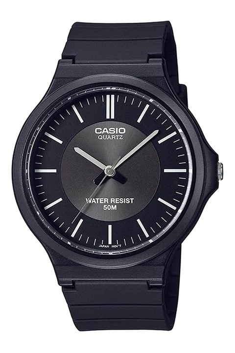 Casio, Analóg karóra műgyanta szíjjal, Fekete