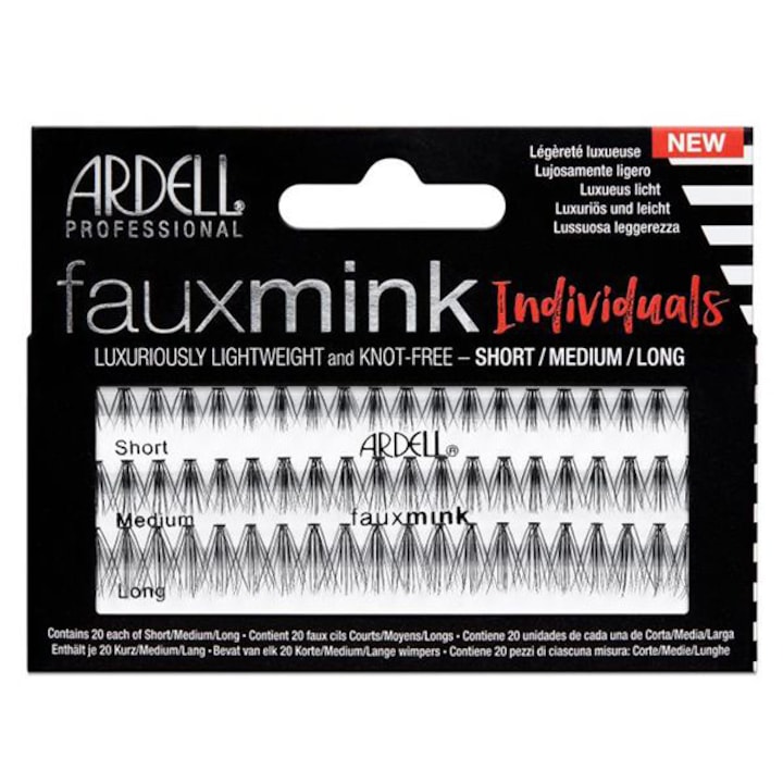 Ardell Faux Mink Individuals műszempilla, Combo Pack