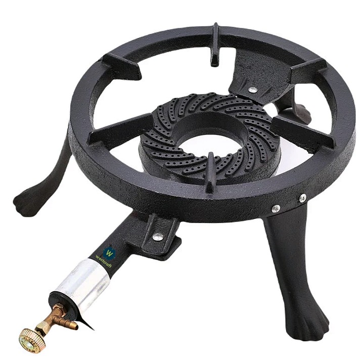 Pirostrie din fonta Wertcraft, 3 picioare, 1 arzator, 6.5 kW