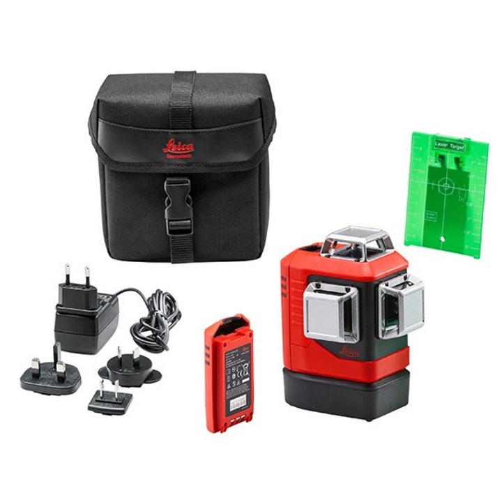 Set Basic Nivela Laser Verde multilinie 360°, Lino L6G - Leica-918977