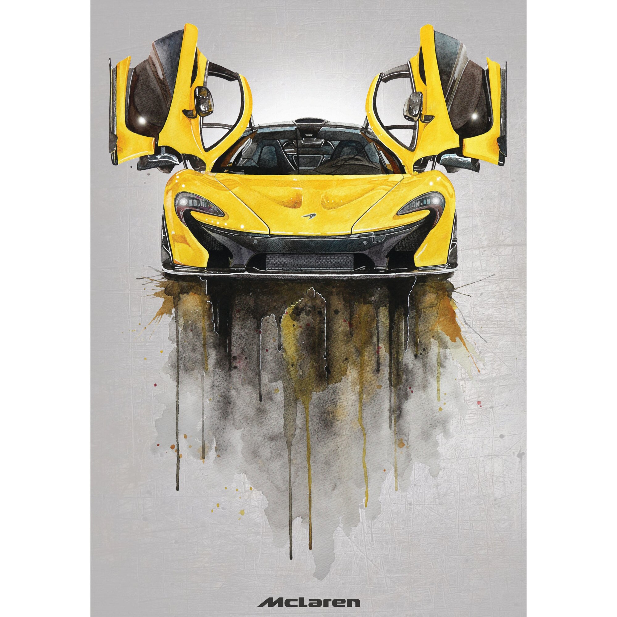 Постер Doboxo, McLaren, Дървена Рамка, 50 x 70 - eMAG.bg