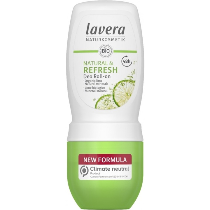 Deodorant roll-on BIO Natural Refresh 48h, 50ml - LAVERA