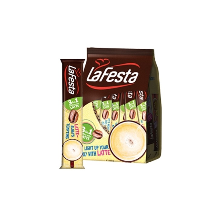 LaFesta 3in1 kávéspecialitás latte, 10x12,5 g