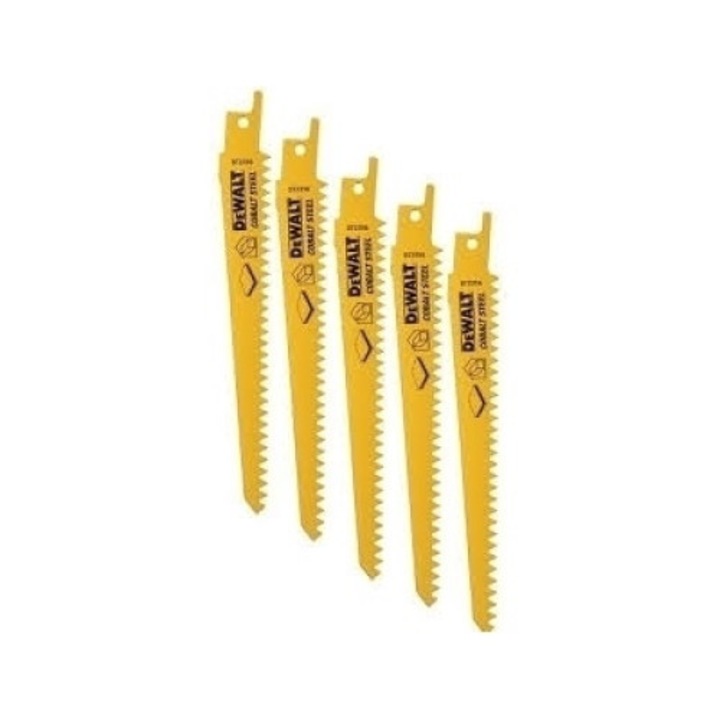 Set 5 lame pentru fierastrau Dewalt, Otel, 152 mm