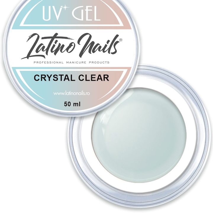 Gel autonivelant Crystal Clear 3in1, Latino Nails, transparent, 50 ml