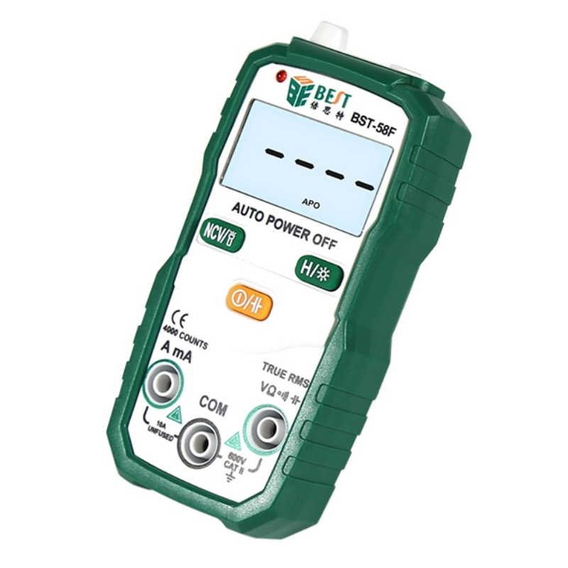 Multimetru digital Best cu NSV, DC / AC, 60x30x125 mm, Verde - eMAG.ro