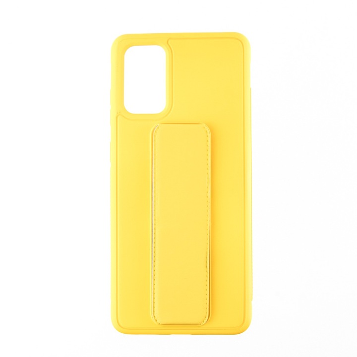 Capac Protectie Spate Colectia Stand Compatibil Cu Samsung Galaxy S20 Plus - Galben