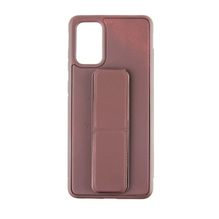 Capac Protectie Spate Colectia Stand Compatibil Cu Samsung Galaxy S20 Plus - Maro