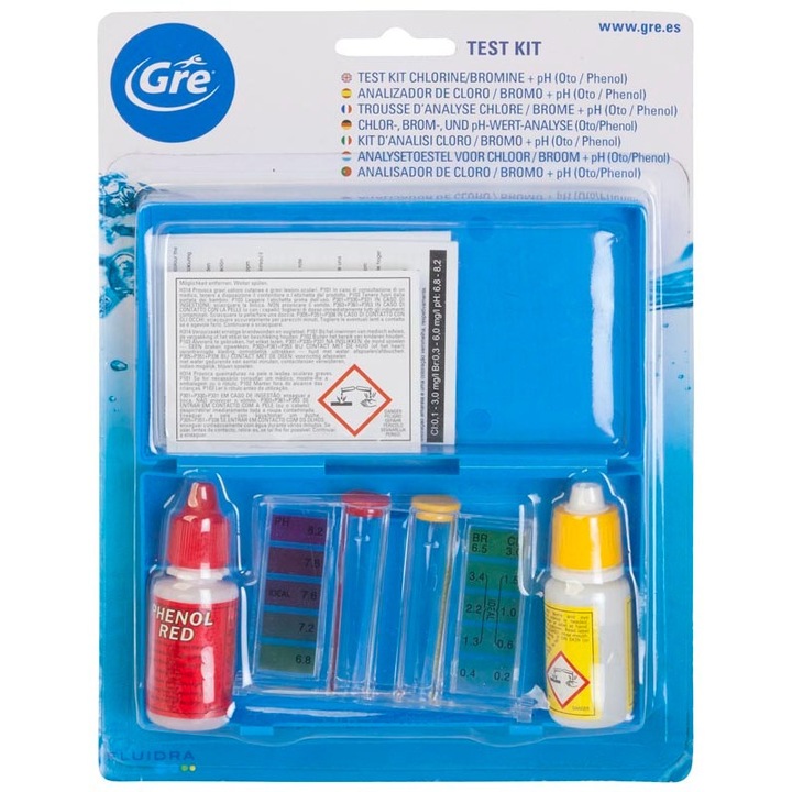 Tester Cl - Ph cseppekkel GRE