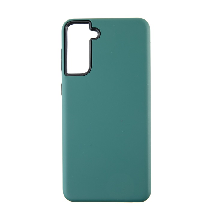 Capac Protectie Spate Colectia Colourful Compatibil Cu Samsung Galaxy S21 Plus - Verde