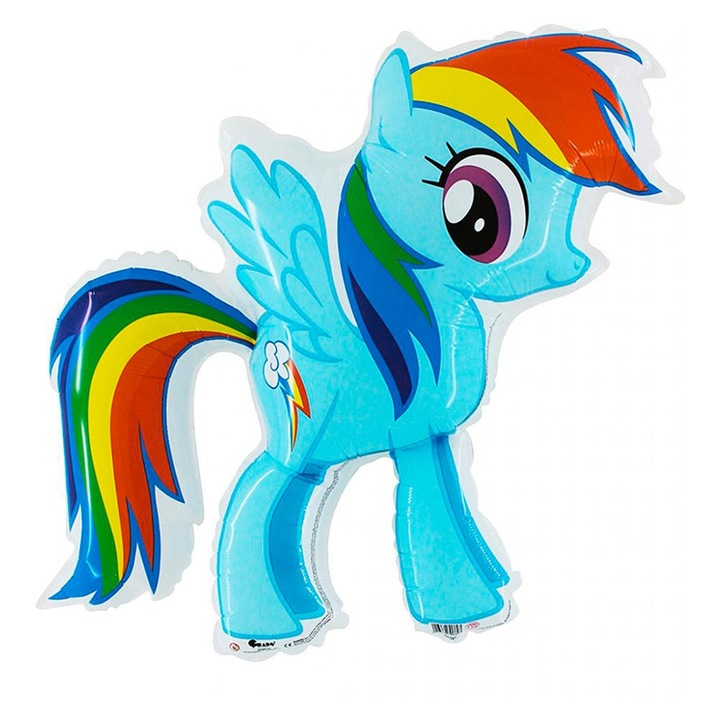 Фолиев балон Rainbow Dash My Little Pony, 70 x 60 см, L162