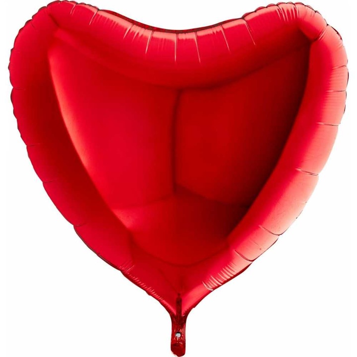 Balon folie inima rosie 91 cm