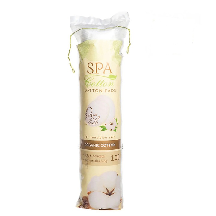 Dischete demachiante Spa Cotton, Organic Cotton, 100 buc/ set