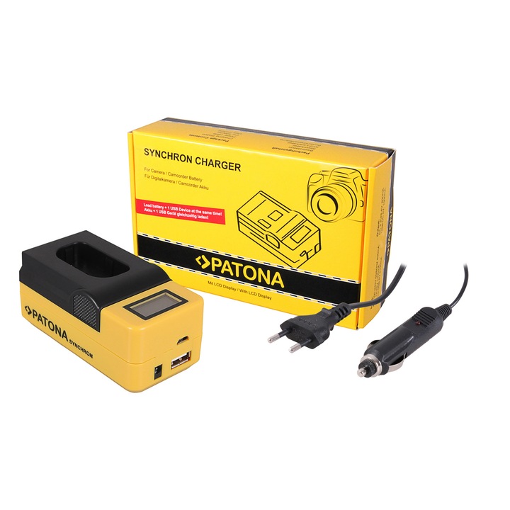 Incarcator LCD pentru acumulator Panasonic DMW-BLJ31 Patona
