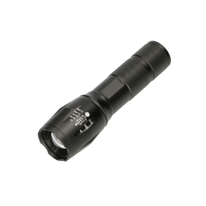 Фенер с micro USB зареждане, Extralink, EFL-1031, 10W, 400lm, черен