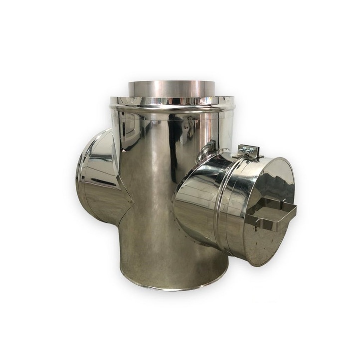 Teu Inox 90 DP izolat, usita vizitare D. 160 mm