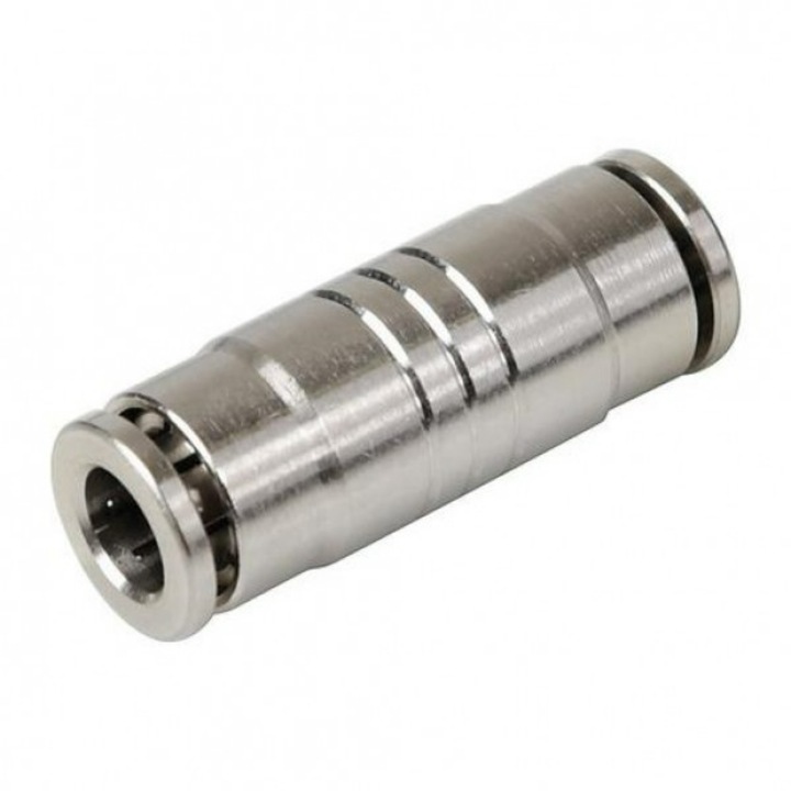 Cupla aer, Lampa, 6 mm, Max. 25 bar, Metal, Argintiu