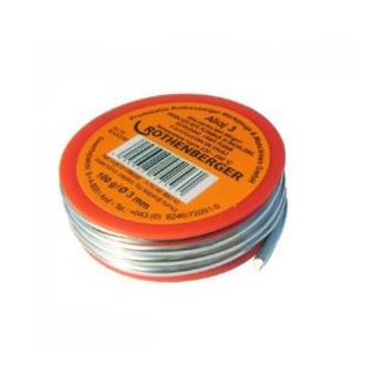 Aliaj lipire Rothenberger 45256 Sn97 Cu3-3mm - 100g Aliaj lipire Rothenberger 45256 Sn97 Cu3-3mm - 100g