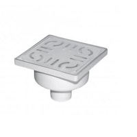 Sifon pardoseala 100*100 iesire verticala, cu gratar inox 40