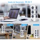 Удължител BYONDSELF®, Тип кула, 4xUSB порта/12x AC контакта, 2500W, 1.8M, Бял