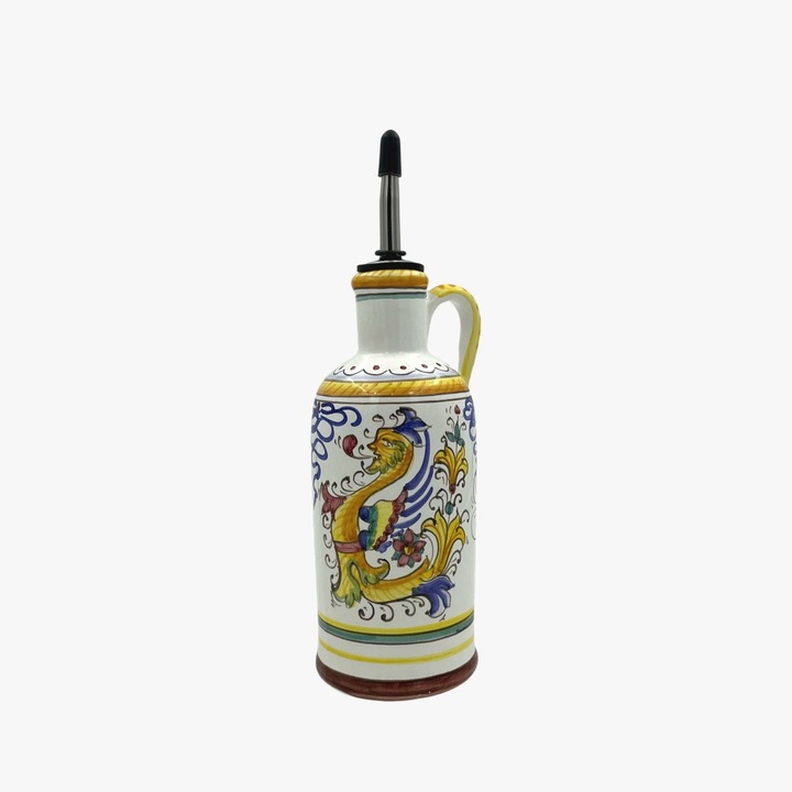 Oliviera ceramica pictata manual, model Dragon, 400 ml