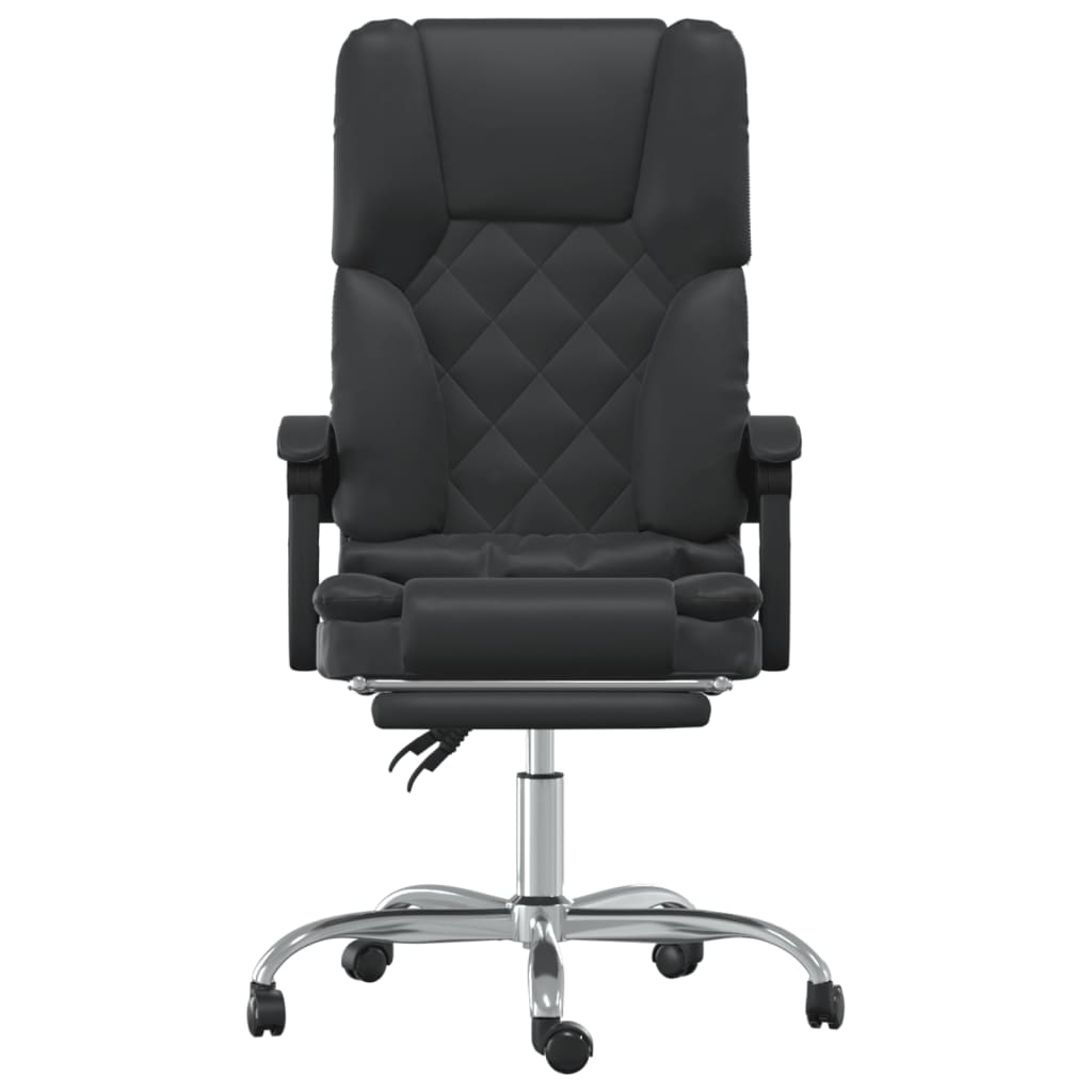 Fotoliu de birou rabatabil cu masaj vidaXL, 63 x 56 x 110,5-120 cm ...
