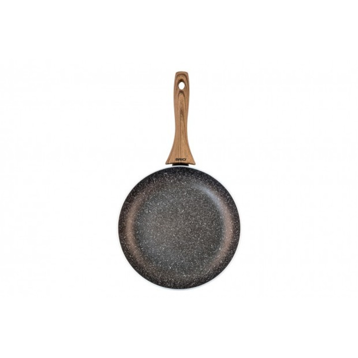 Tigaie Stantata BRIO MOCCA MARBLE, Invelis Marmorat, diametru 22 cm