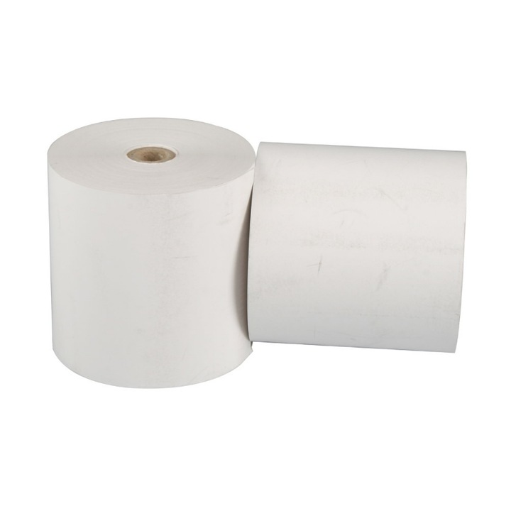 Set 20 role hartie termica BO-39, Burn Out, 80x65x12 mm, 48 g, 70 m, Alb