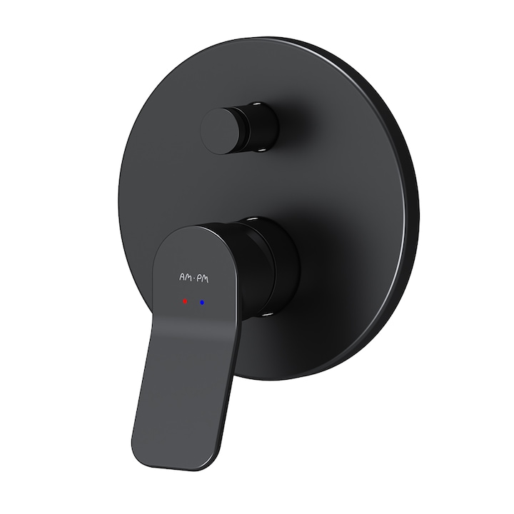 Смесител за вана AM.PM X-Joy FXA45022 Месинг, керамичен патрон 35 мм, черен мат