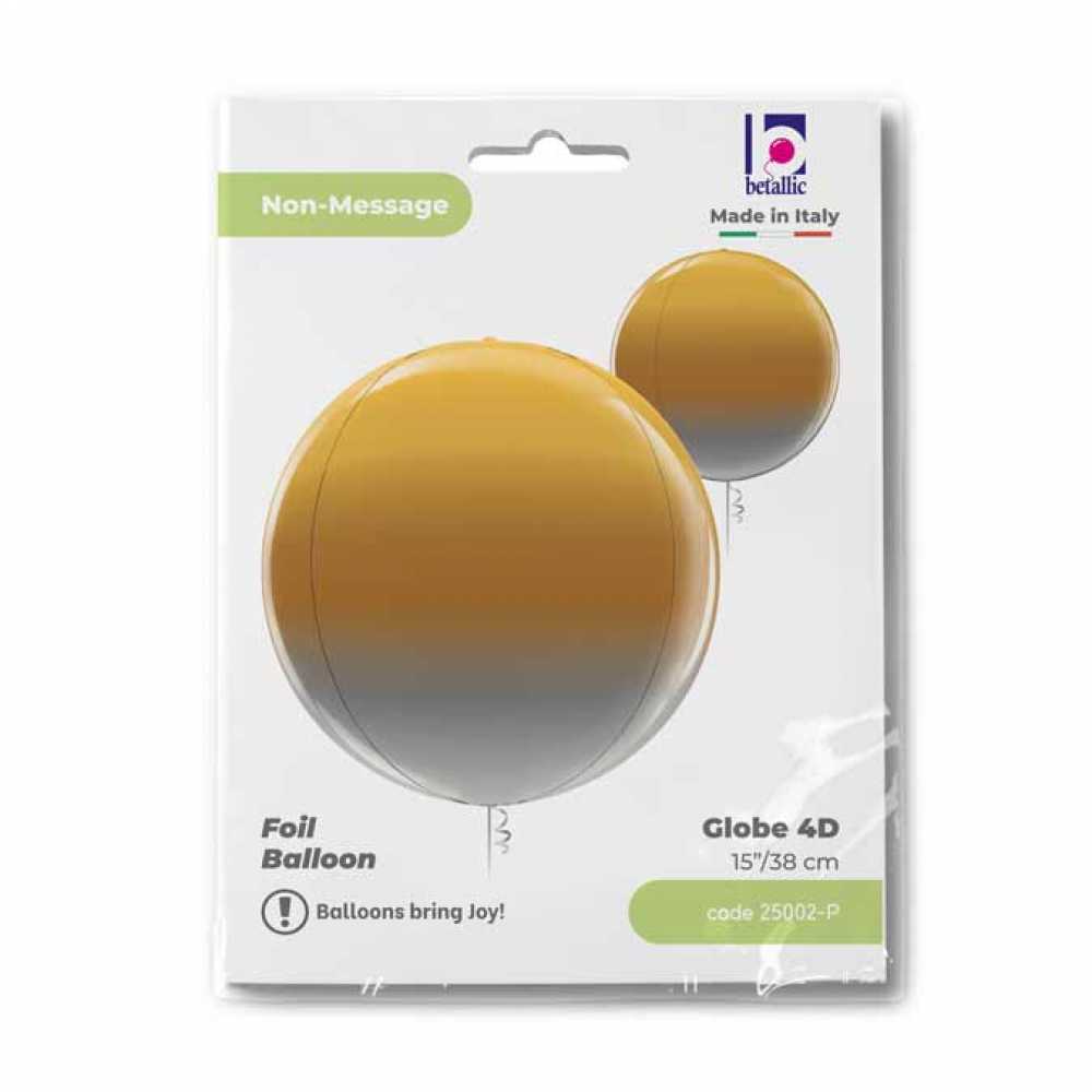 Balon Folie Sfera 4D Metallic Ombre, 38 cm, 25002 - eMAG.ro