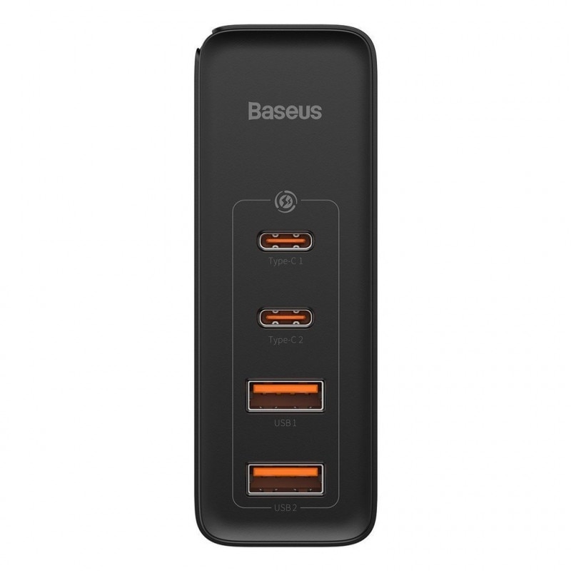 Baseus Pro Baseus Pro fali töltő, GaN2, 2x USB + 2x USB-C, 100W, EU, fekete - eMAG.hu