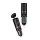 Incarcator auto Baseus Share Together, 2xUSB, cu port de expansiune pentru bricheta, 120W, Quick Charge, Negru