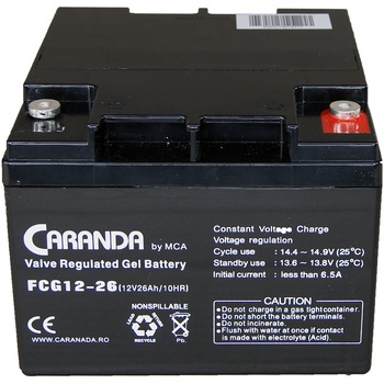 Acumulator stationar cu GEL 12V 26Ah FCG12-26 Acumulator stationar cu GEL 12V 26Ah FCG12-26