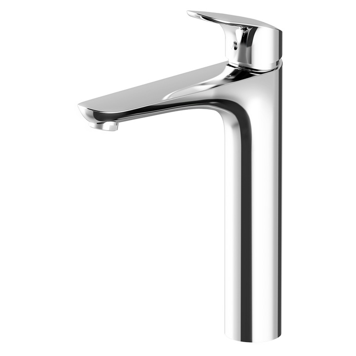 Lavoar AM.PM Like FLA92000 pultra rögzíthető, sárgaréz, kerámiapatron 35 mm, ezüst