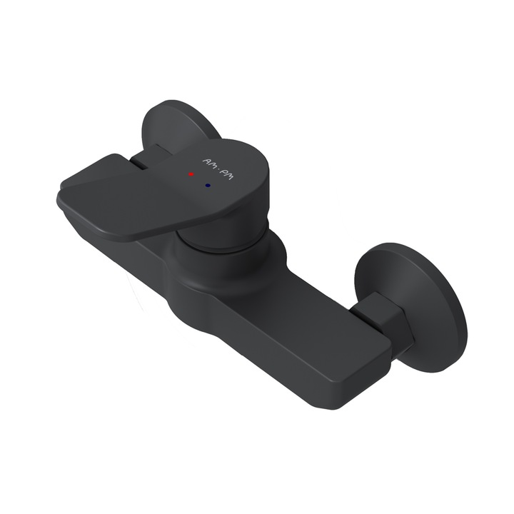 Zuhany- és kádcsaptelep AM.PM X-Joy FXA20022 kerámiapatron, sárgaréz, fekete