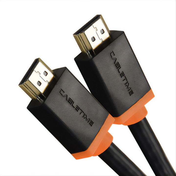 Cablu HDMI 2.0, CableTime, 4K, 3 m, Negru