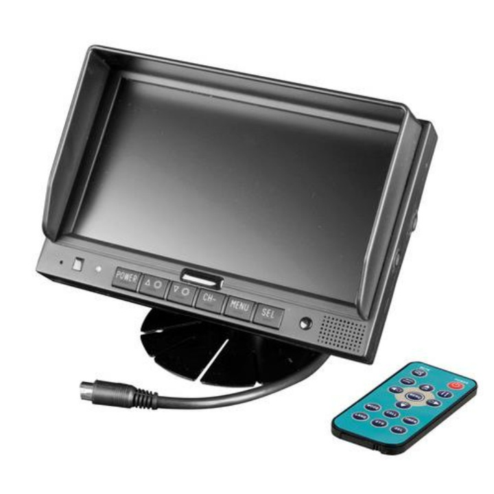 Monitor LCD, Lampa, 10-32V, 180x120mm, Rezolutie 800 x480, Negru