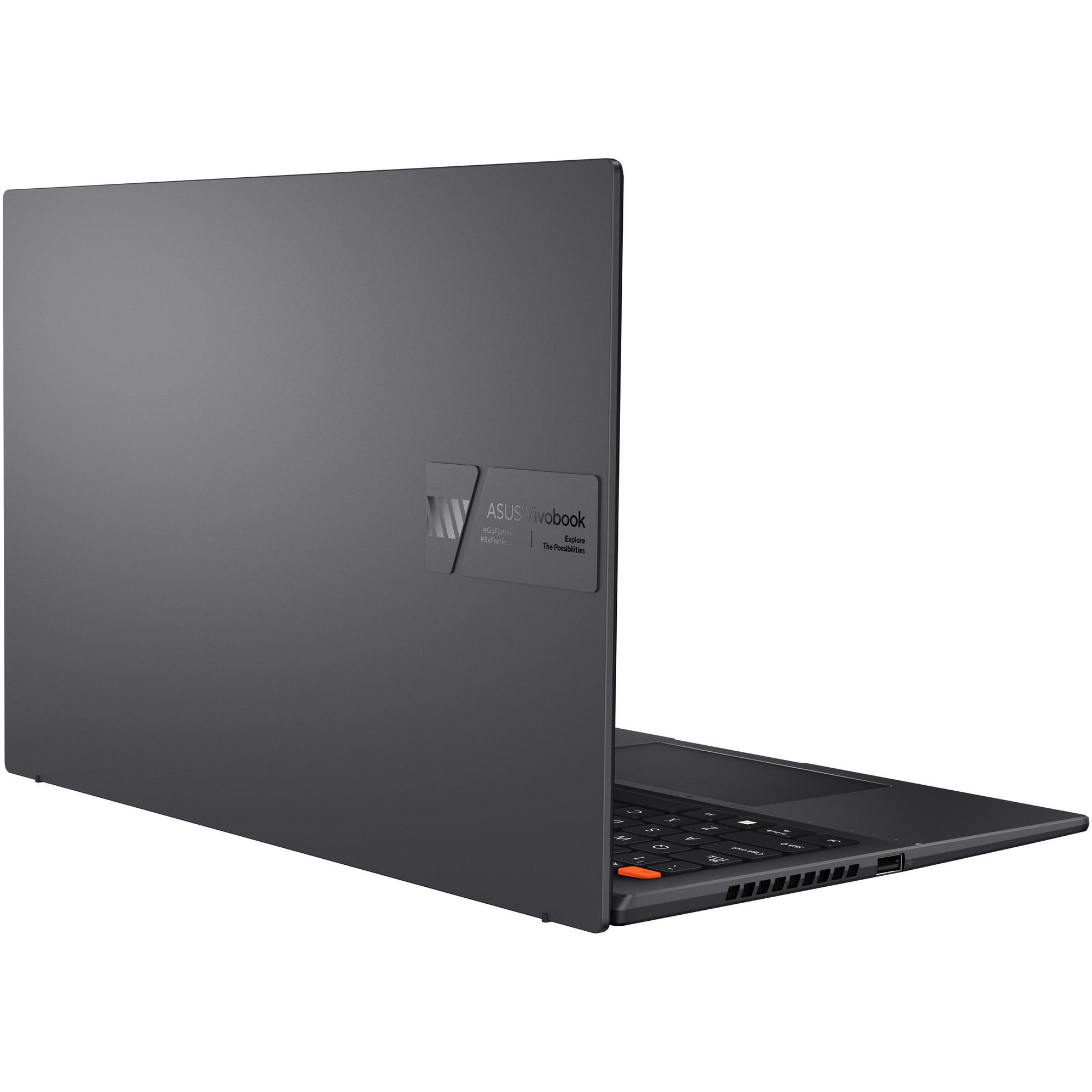 Laptop ASUS VivoBook S 15 M3502RA cu procesor AMD Ryzen™ 9 6900HX pana la 4.90 GHz, 15.6", 2.8K, OLED, 120Hz, 16GB, 1TB SSD, AMD Radeon™ Graphics, Windows 11 Pro, Indie Black