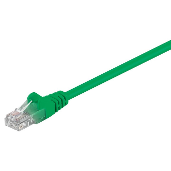 Мрежов кабел, Cat 5e, 3 m, зелен