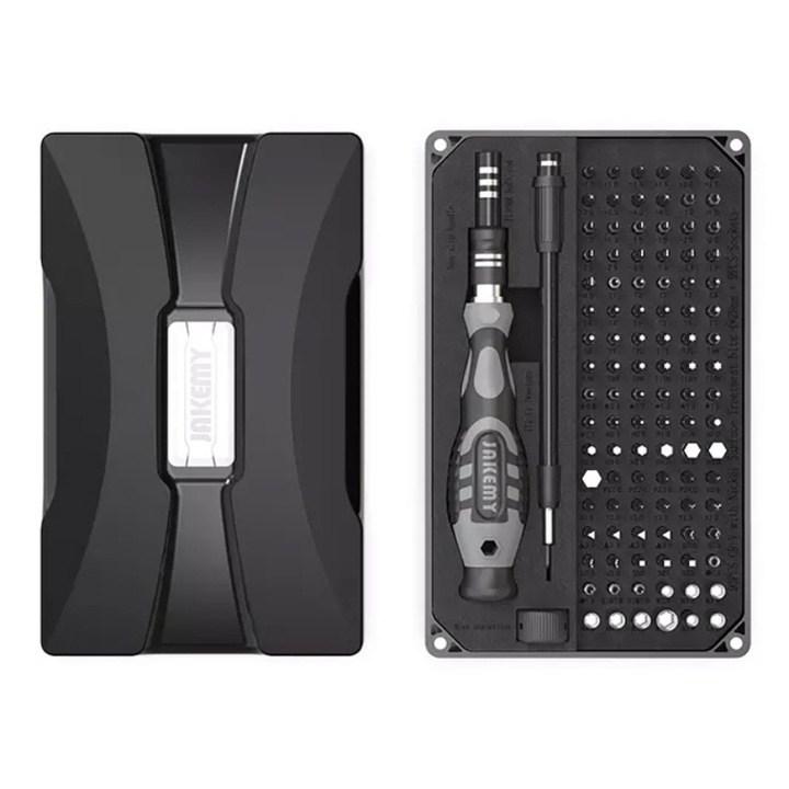 Комплект прецизни отвертки JM-8176, Jakemy, CR-V, 106 бр.
