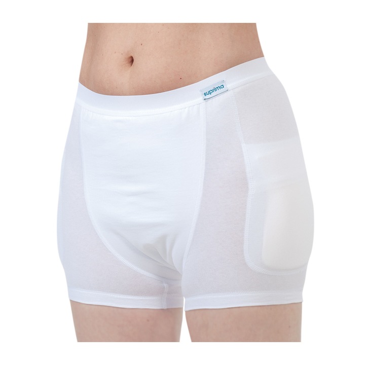 Chilot oincontinenta protectie sold, Alb, Unisex, Marime S