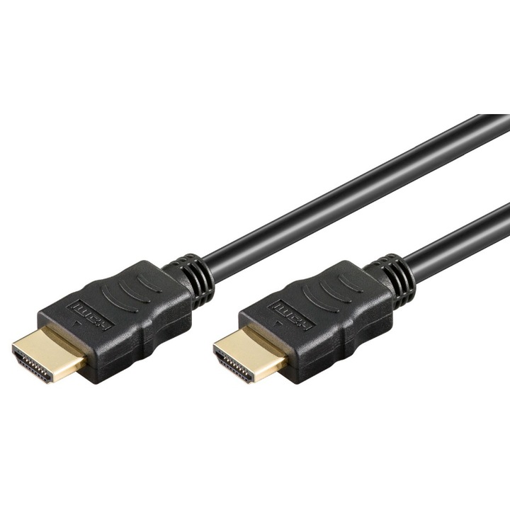 Кабел HDMI 2.0, Goobay, Ethernet, 10 м, черен
