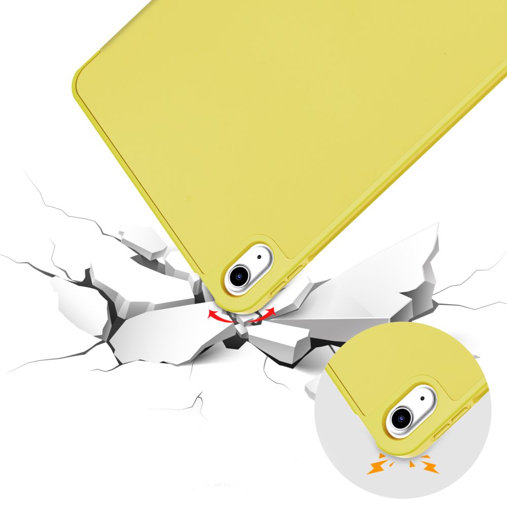 Husa Tech-Protect Smartcase Pen compatibila cu iPad 10.9 inch 2022 Yellow