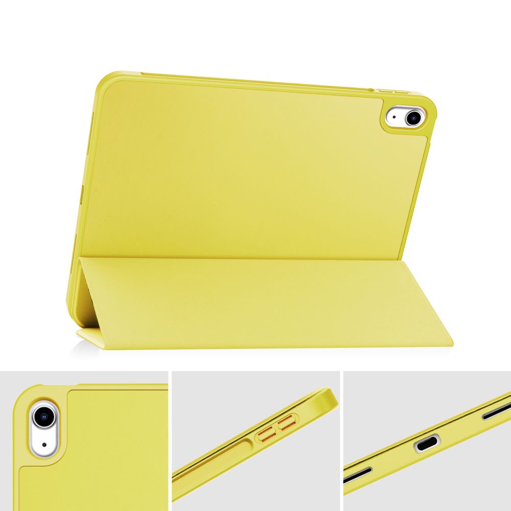 Husa Tech-Protect Smartcase Pen compatibila cu iPad 10.9 inch 2022 Yellow