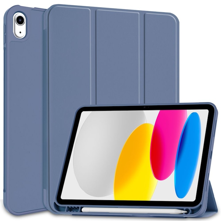 Калъф fixGuard Active Smart Cover, PenSlot за Apple iPad 10, 2022, 10.9", Blue